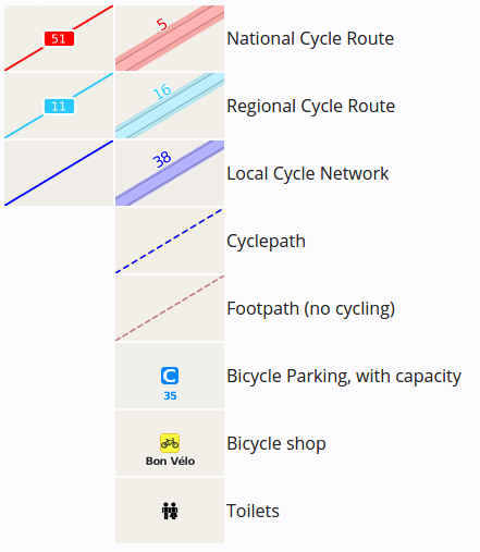 OpenCycleMap map key